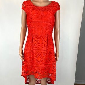 Mesh high & low dress